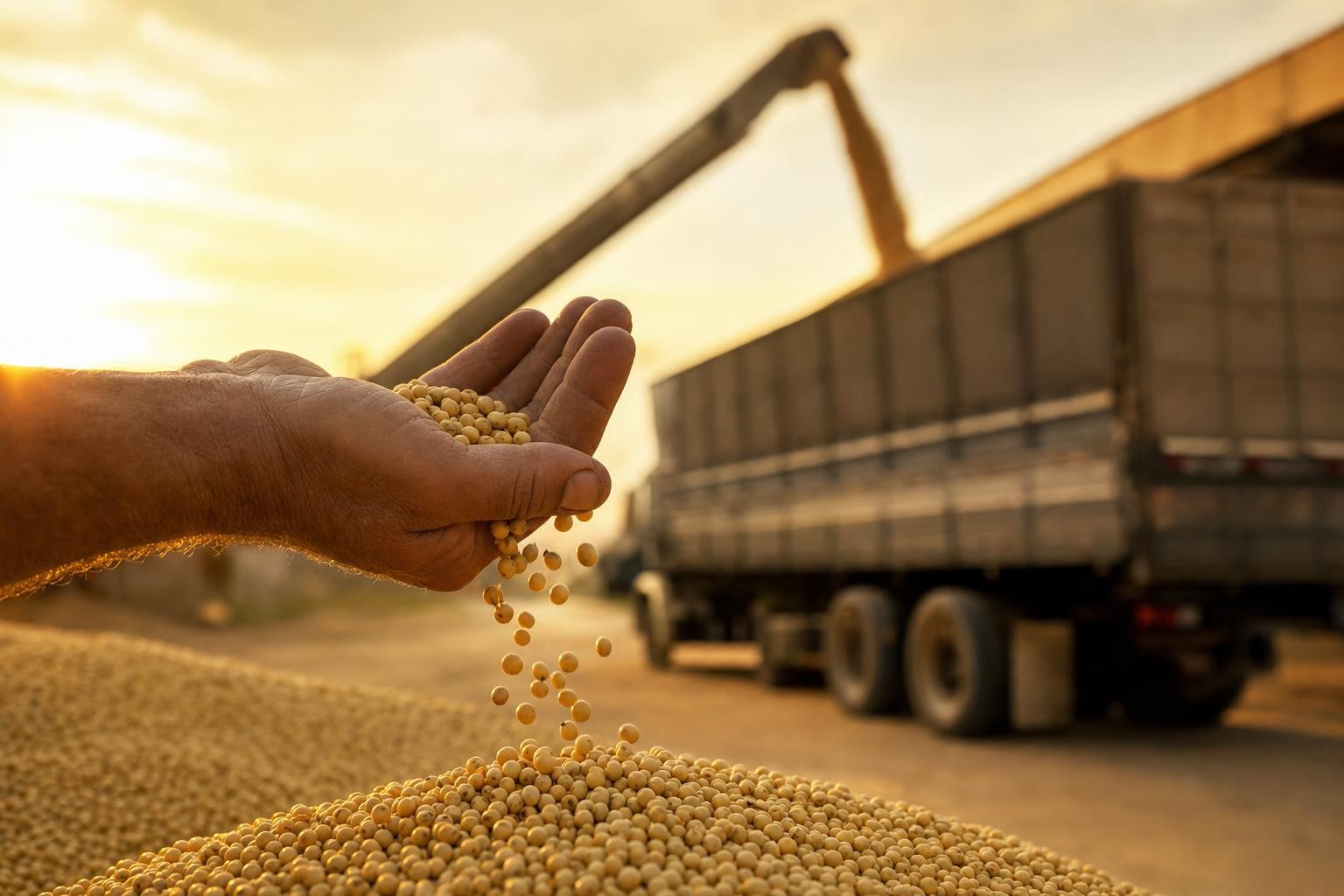 Produtor rural analisando decisão de venda da safra com cenários no ChatGPT